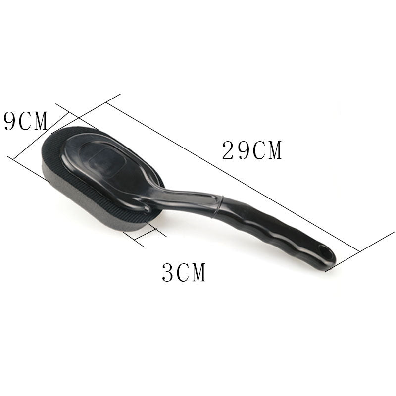 Car tire waxing sponge brush