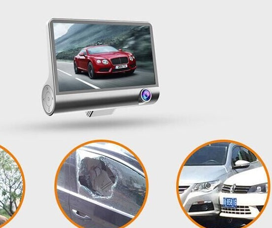 ViewMax 1080P Triple Dash Cam