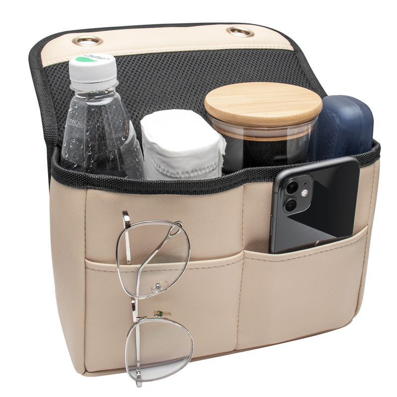 Leather Car Seat Back Organizer