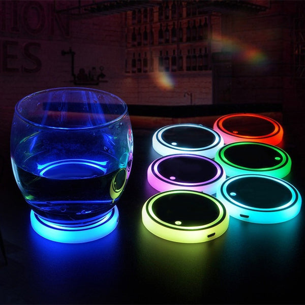 Color Changing Car Cup Light Coaster