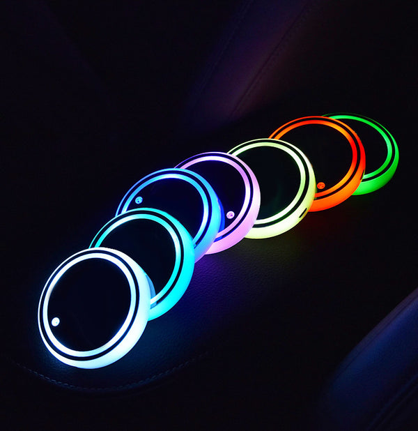 Color Changing Car Cup Light Coaster